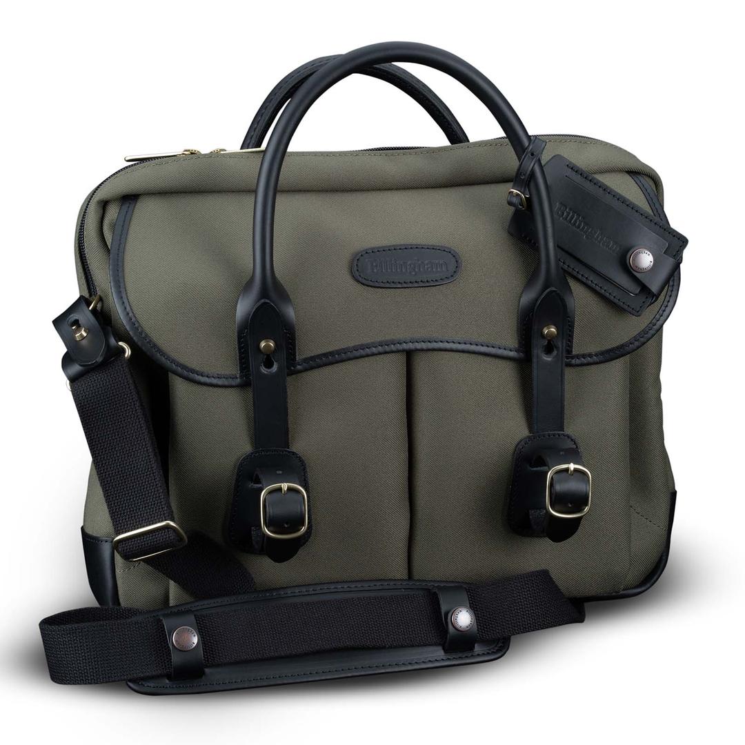 Billingham Thomas Briefcase - Sage FibreNyte / Black