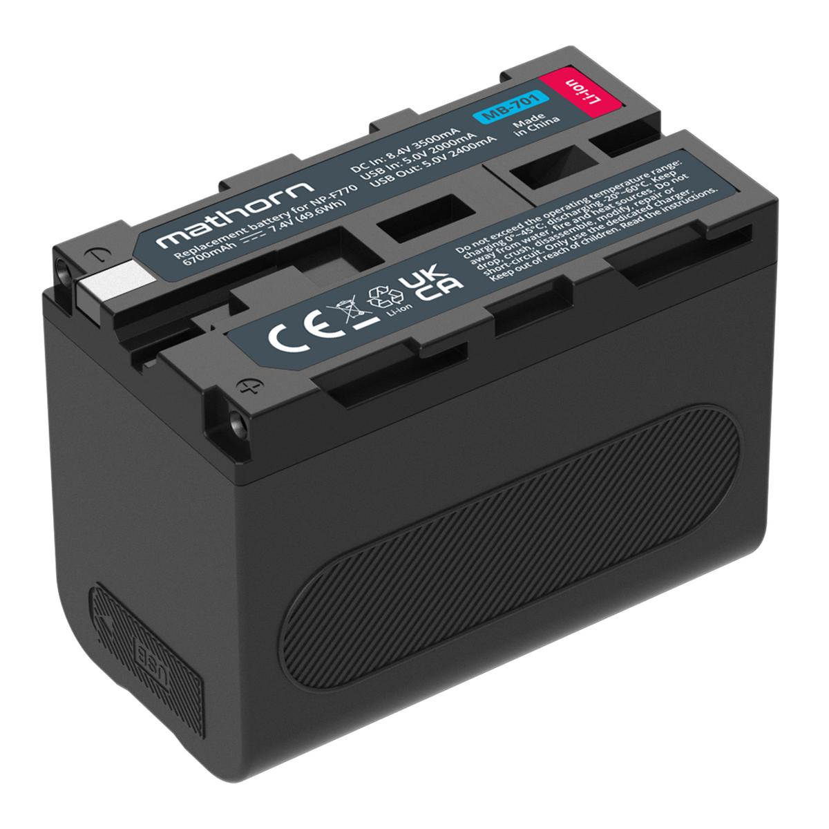 Mathorn MB-701 Battery (NP-F770)