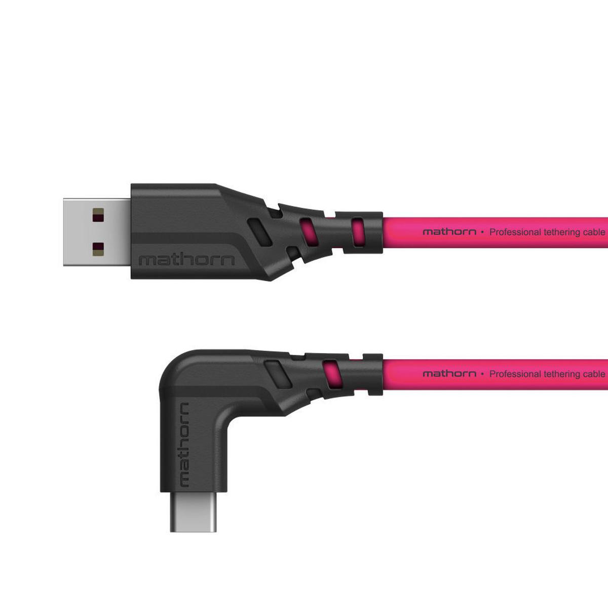 Mathorn MTC-201 USB A-C90 2m Tethering Cable - Magenta
