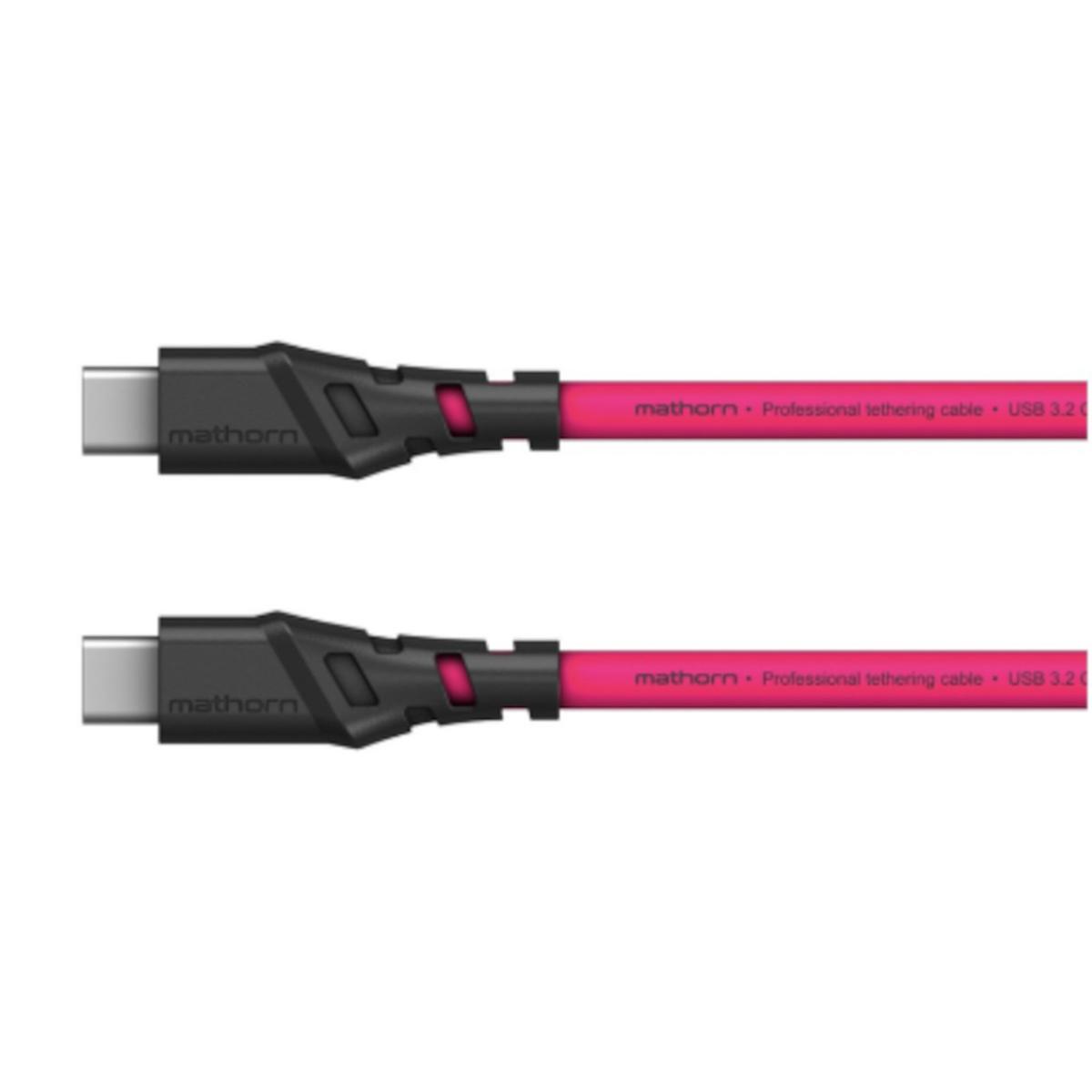 Mathorn MTC-210 USB C-C 2m Tethering Cable - Magenta
