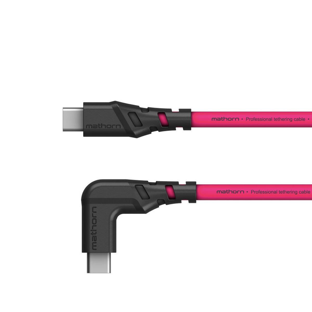Mathorn MTC-211 USB C-C90 2m Tethering Cable - Magenta