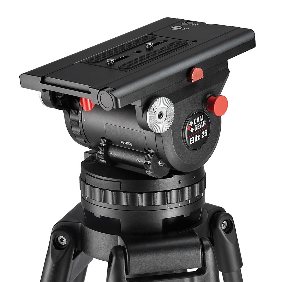 Camgear Elite 25 EFP Fluid Head (150mm Bowl)