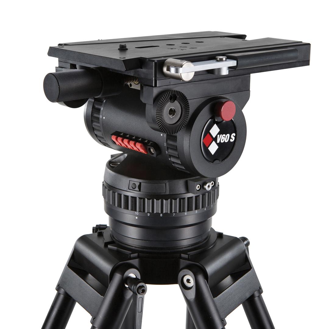 Camgear V60 Studio/OB Fluid Head (4-Bolt Flat Base)
