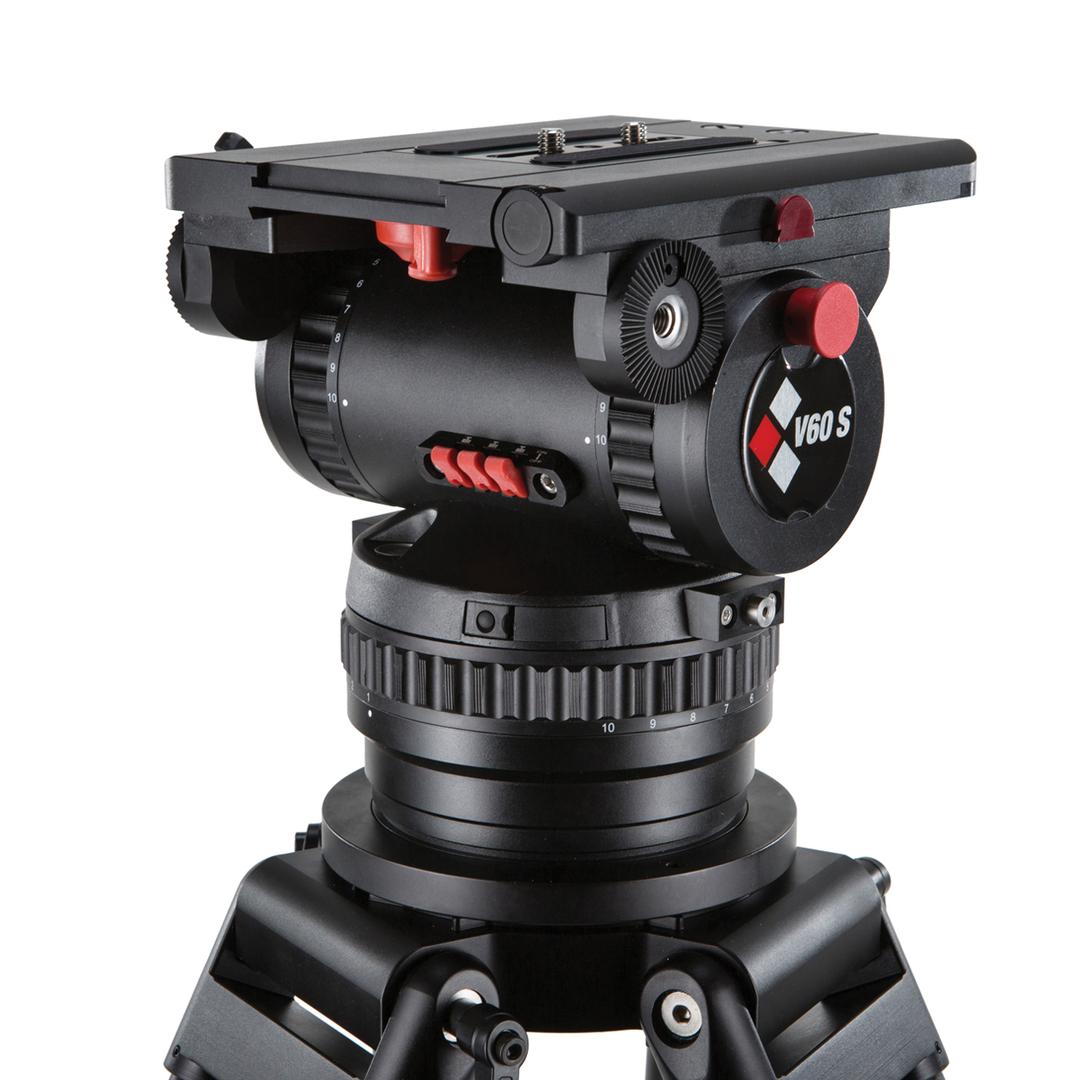 Camgear V60S EFP Fluid Head (4-Bolt Flat Base)