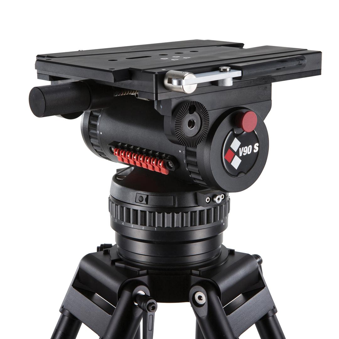 Camgear V90 Studio/OB Fluid Head (4-Bolt Flat Base)