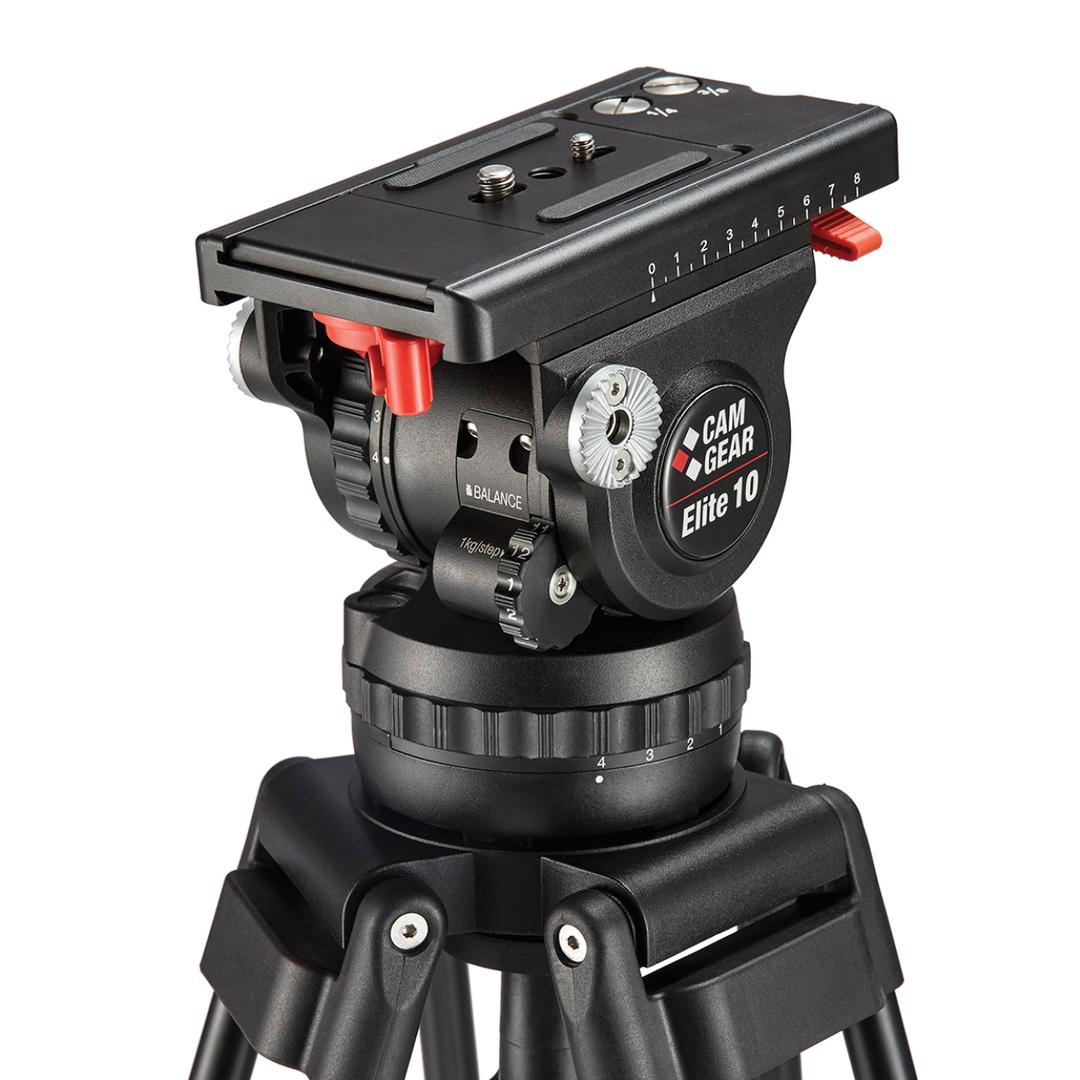 Camgear Elite 10 Fluid Head (100mm Bowl)