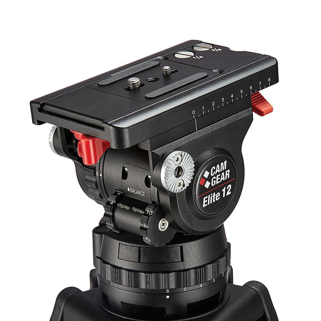 Camgear Elite 12 Fluid Head (100mm Bowl)
