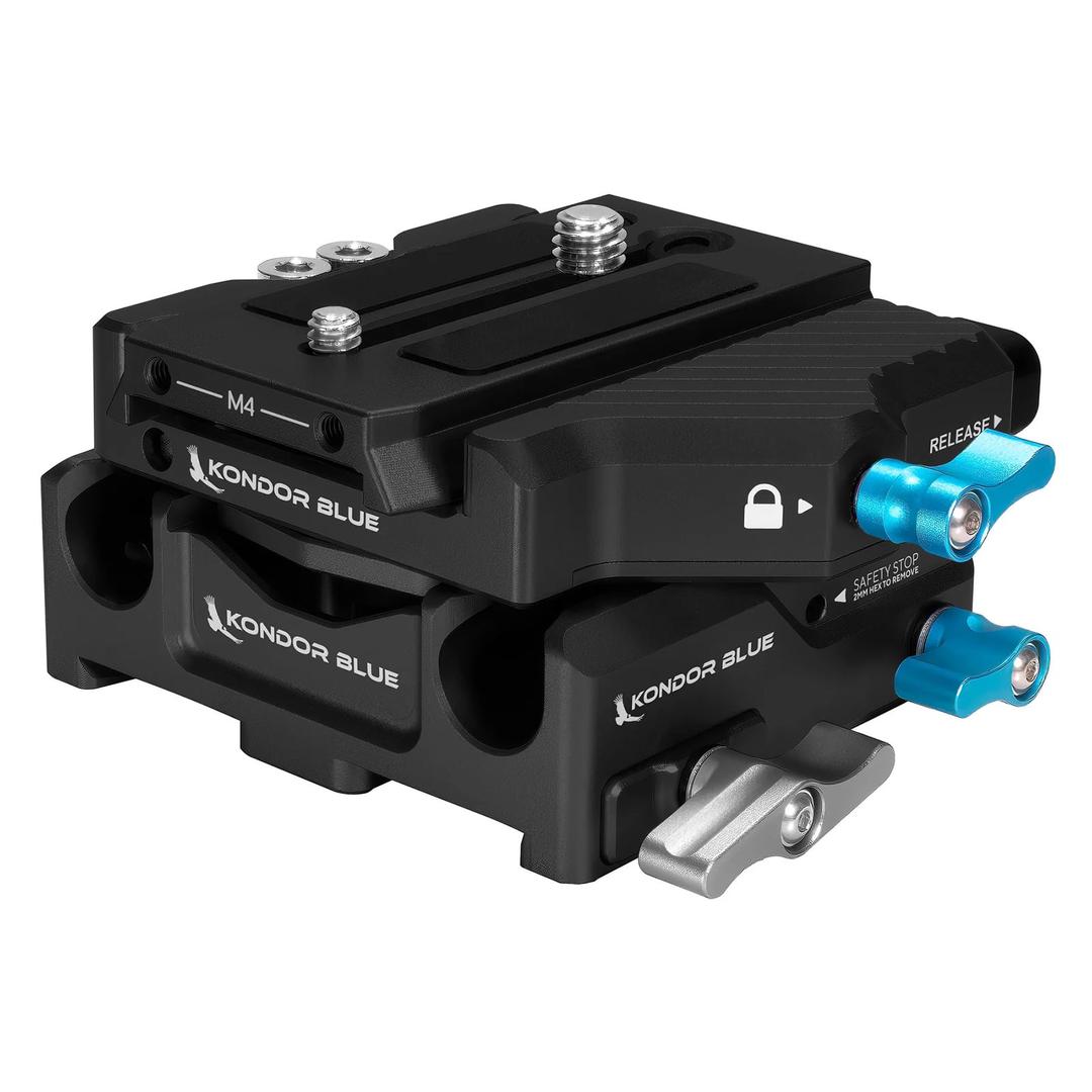 Kondor Blue 501 Adjustable Baseplate (501 QR) (Raven Black)