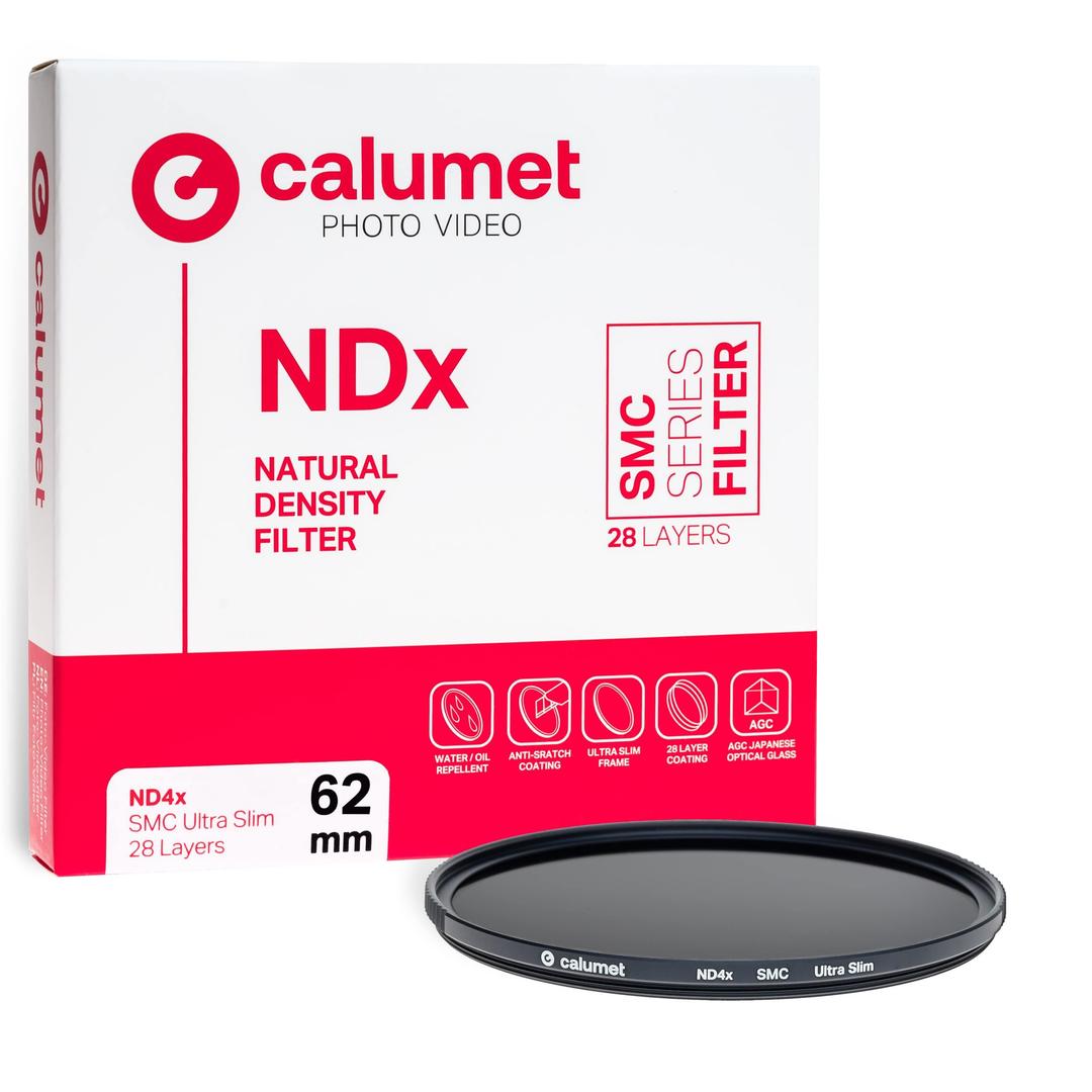 Calumet 62mm ND4x SMC Ultra Slim Filter