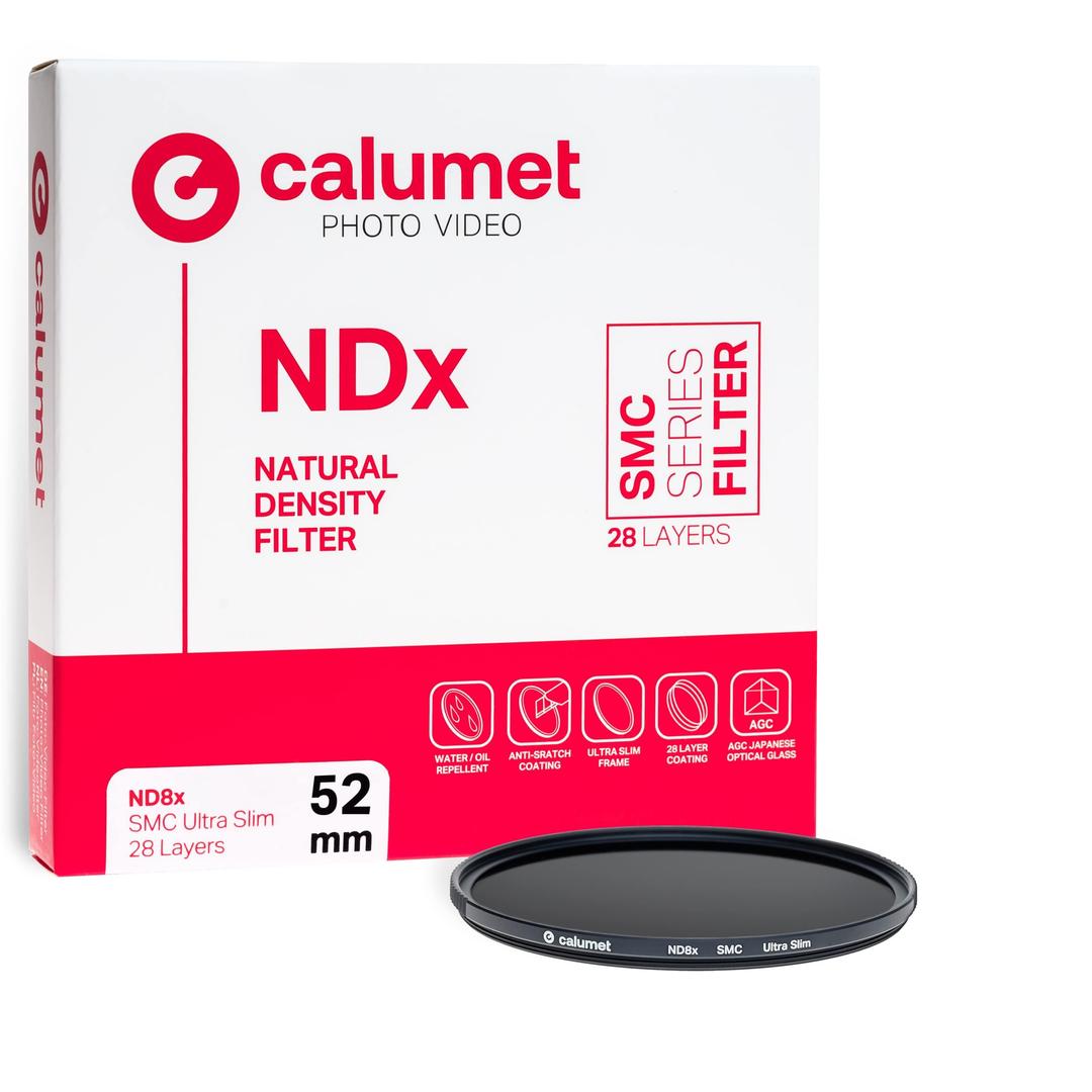 Calumet 52mm ND8x SMC Ultra Slim Filter