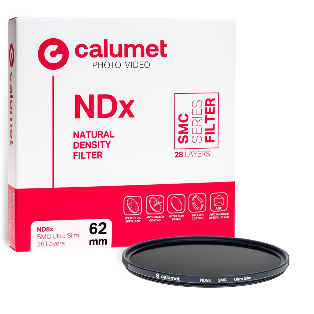 Calumet 62mm ND8x SMC Ultra Slim Filter