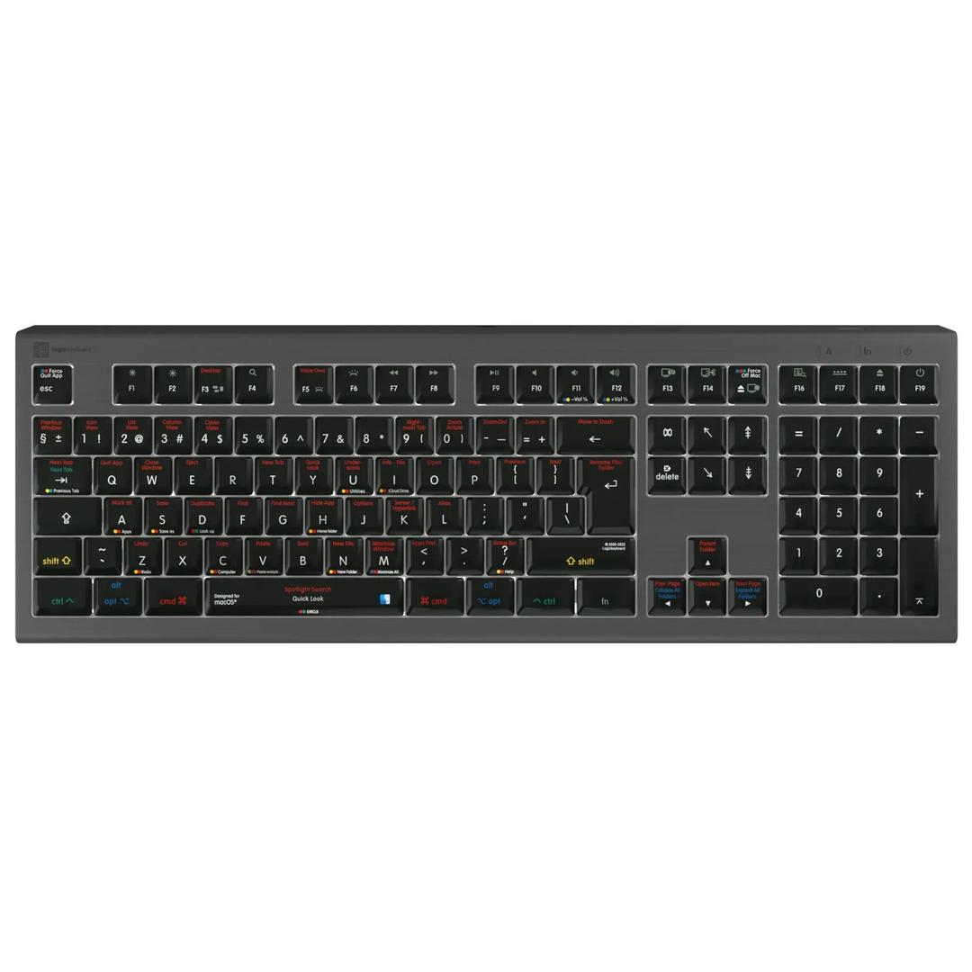 Logickeyboard macOS X Shortcuts Astra 2 Mac Premium Keyboard
