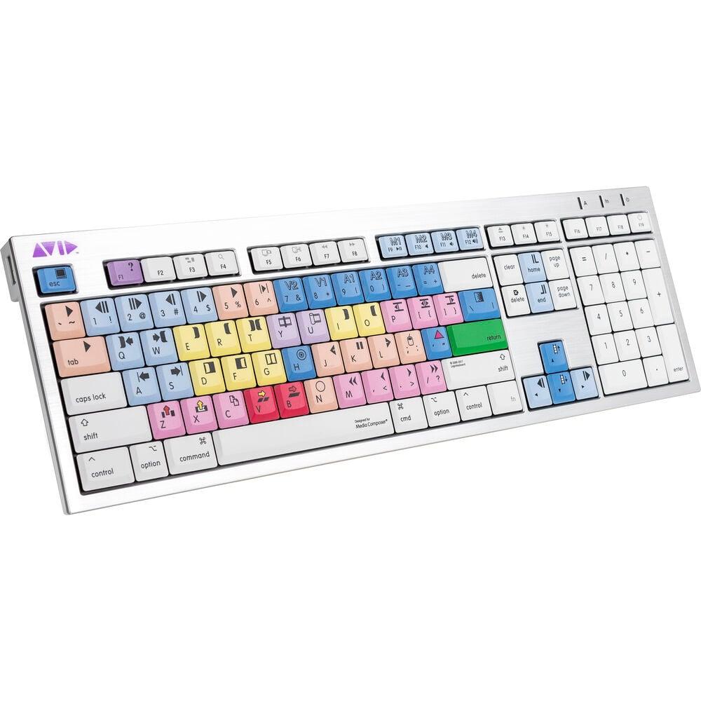 Logickeyboard Avid Media Composer ALBA Mac Pro Keyboard