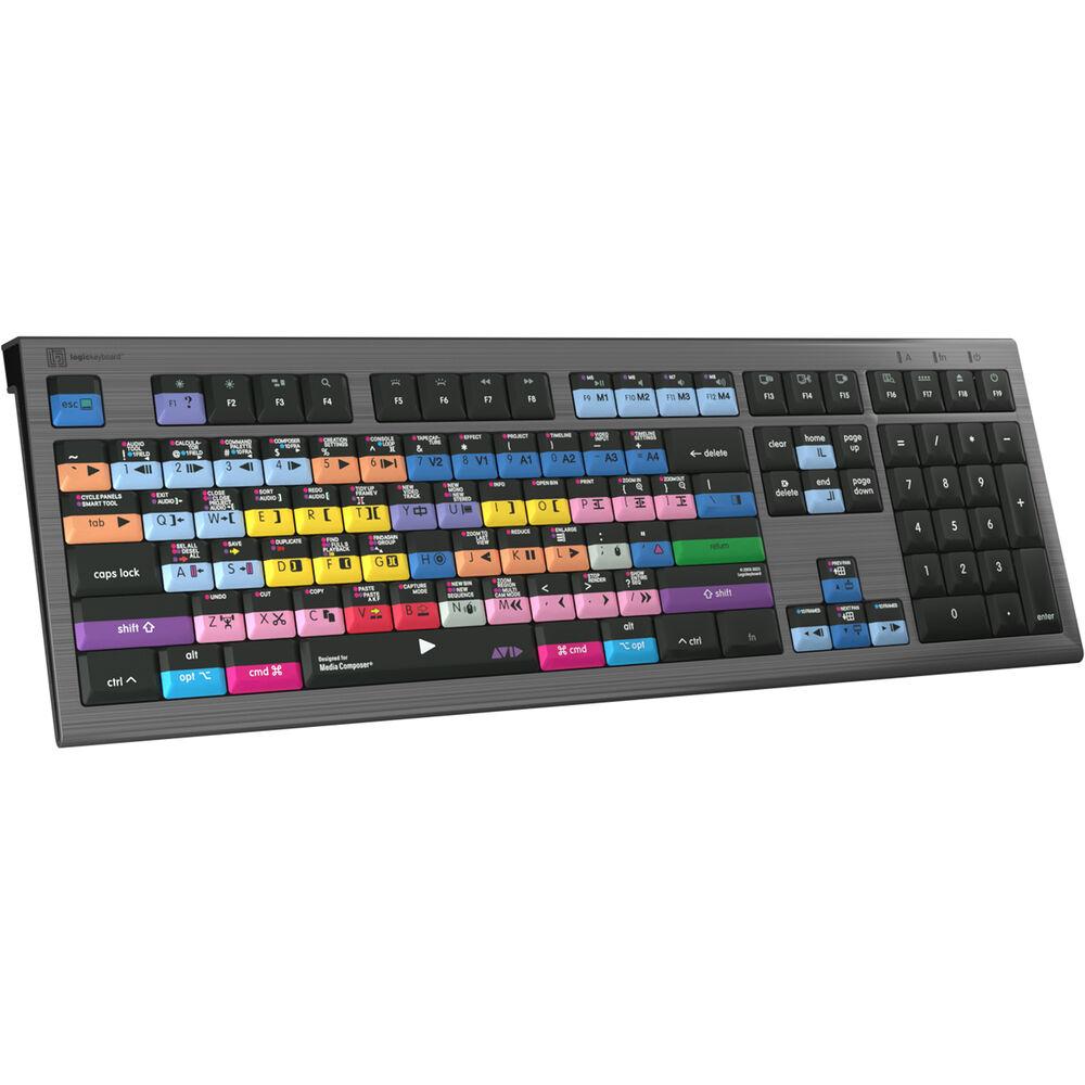 Logickeyboard Avid Media Composer PRO Astra 2 Mac Keyboard