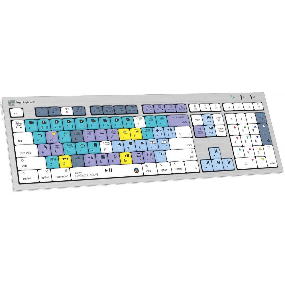 Logickeyboard Davinci Resolve ALBA Mac Keyboard