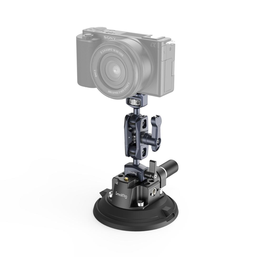 SmallRig 4 Inch Suction Cup Camera Mount Kit for Vehicle Shooting - 4236C