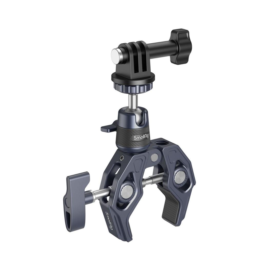 SmallRig Super Clamp with 360 Degrees Ball Head Mount for Action Cameras - 4102B