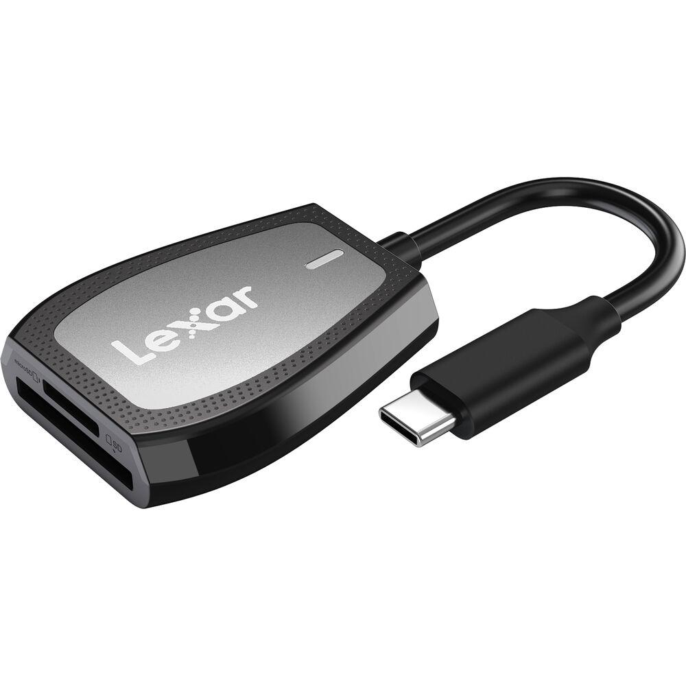 Lexar Professional USB-C Dual-Slot Reader for SD and microSD