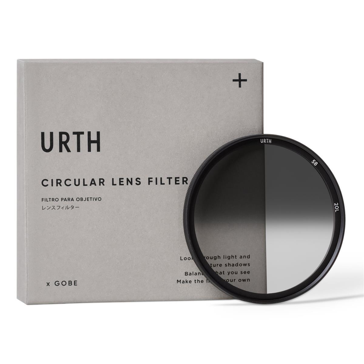Urth 58mm Plus+ Hard Graduated ND8 Lens Filter