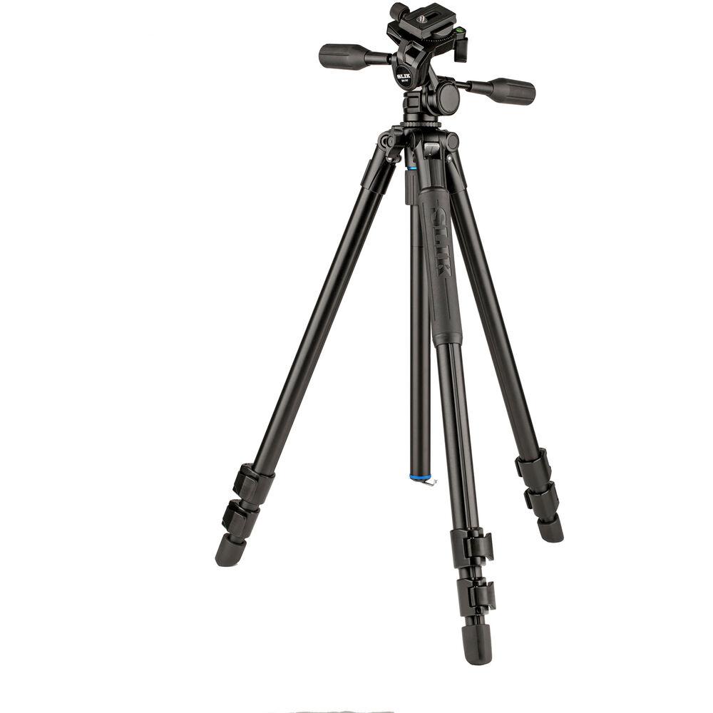 Slik Pro AL-523-3W Tripod with 3-Way Head