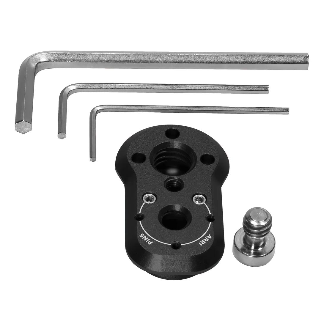 Kondor Blue Mini Quick Release Plate - Male Plate Only - Raven Black