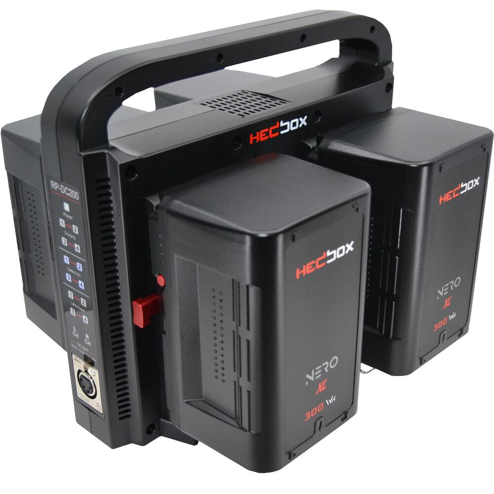 Hedbox GIGABANK Quad Battery Charger System