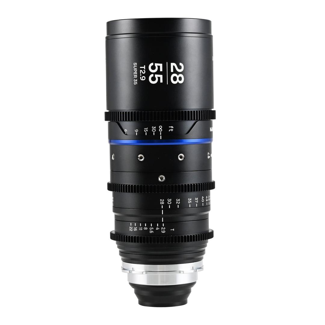 Laowa Nanomorph Zoom 28-55mm T2.9 1.5X S35 (Blue) Lens for PL Mount