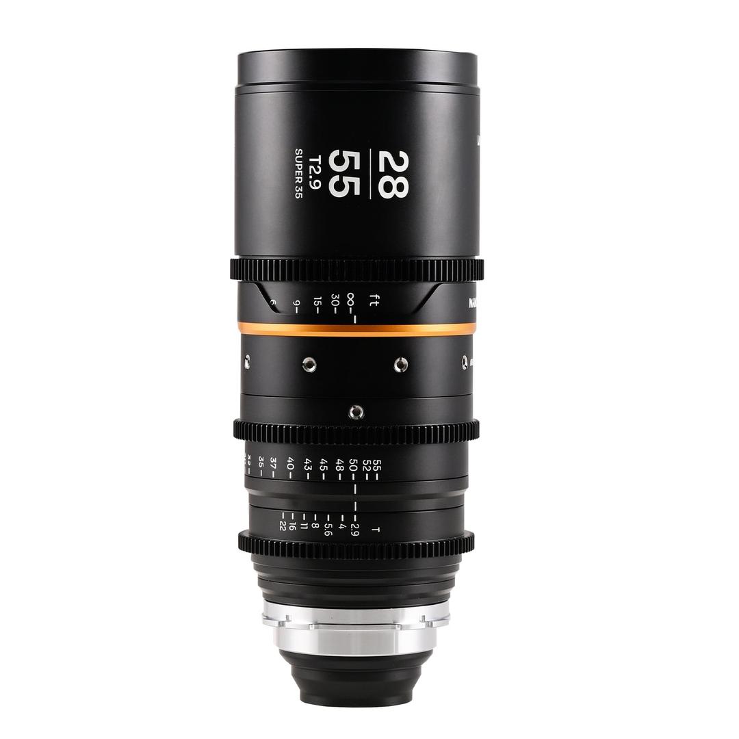 Laowa Nanomorph Zoom 28-55mm T2.9 1.5X S35 (Amber) Lens for PL Mount