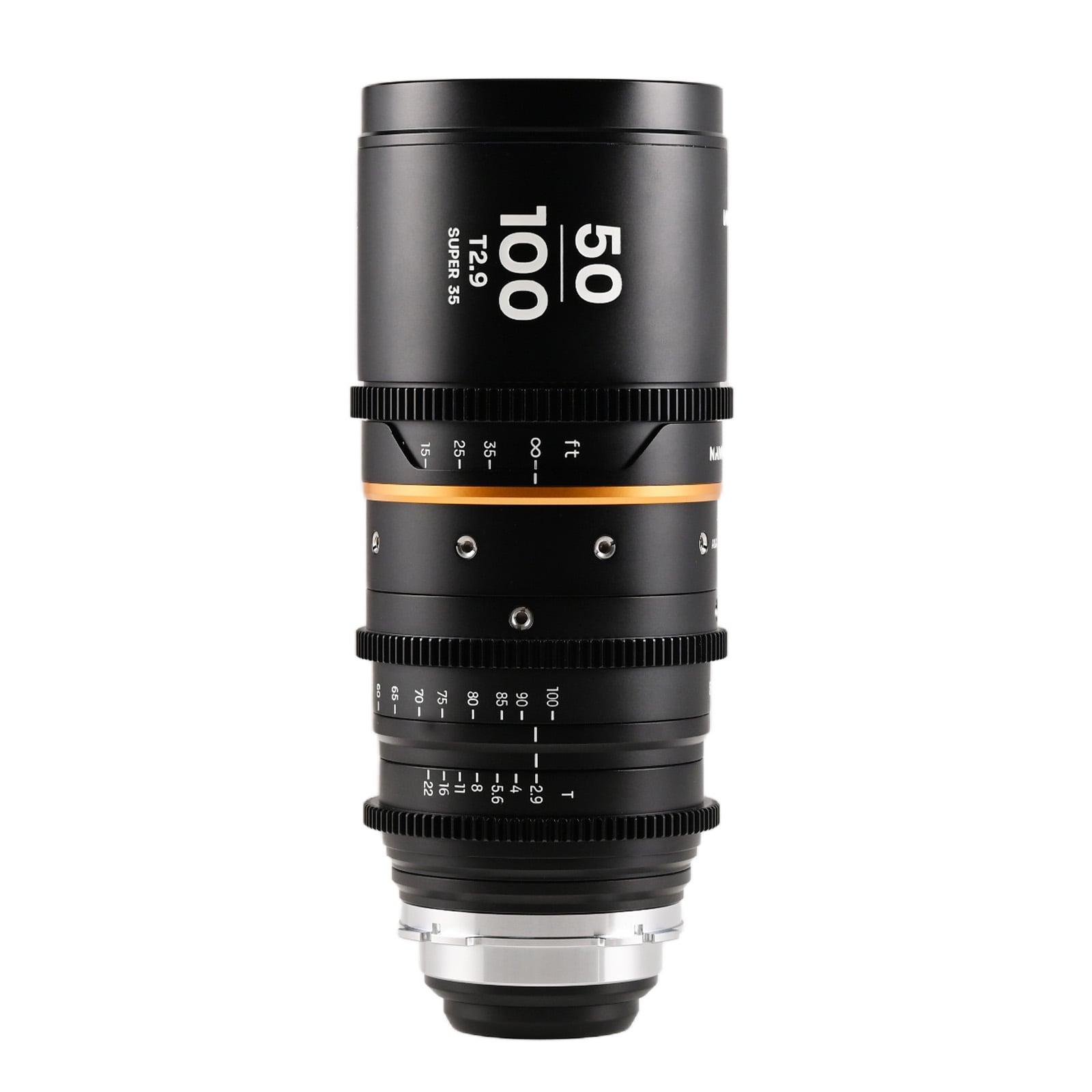 Laowa Nanomorph Zoom 50-100mm T2.9 1.5X S35 (Amber) Lens for PL Mount