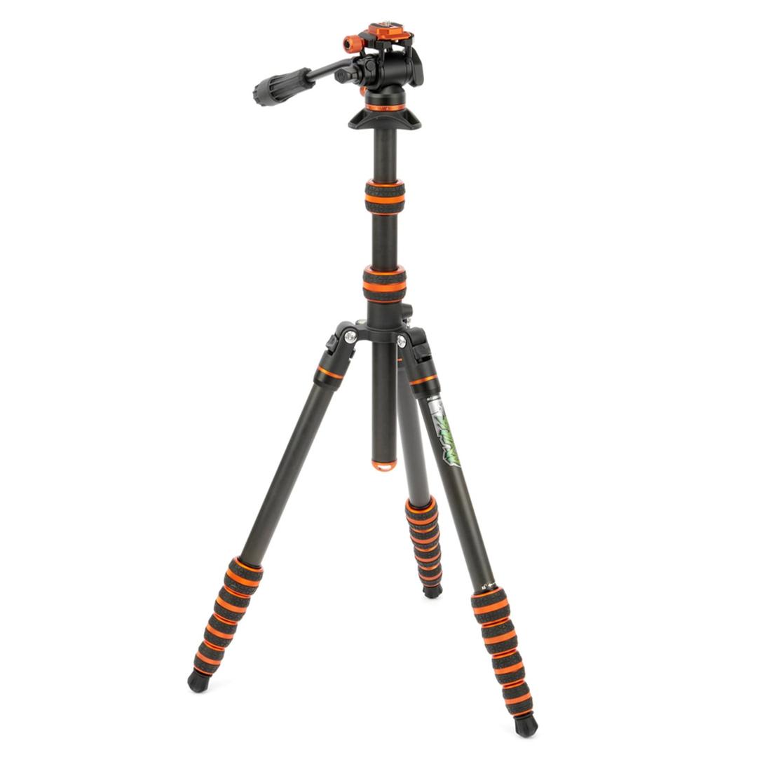 3 Legged Thing PUNKS Brian 2.0 Tripod Kit Black/Copper with Airhed Trinity Multi Use Pan/Tilt Head