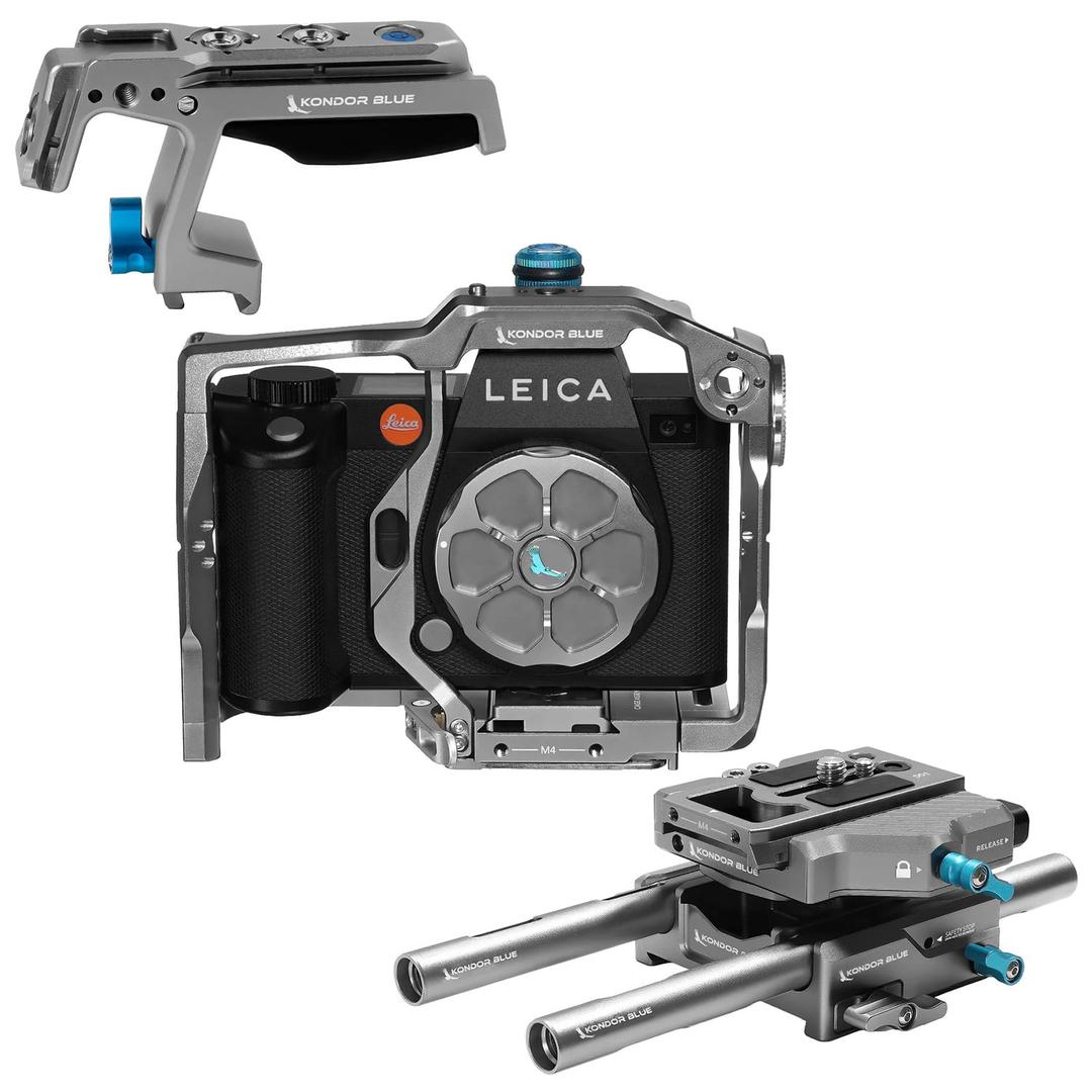 Kondor Blue Leica SL2S/SL2/SL Base Rig MKII - Raven Black