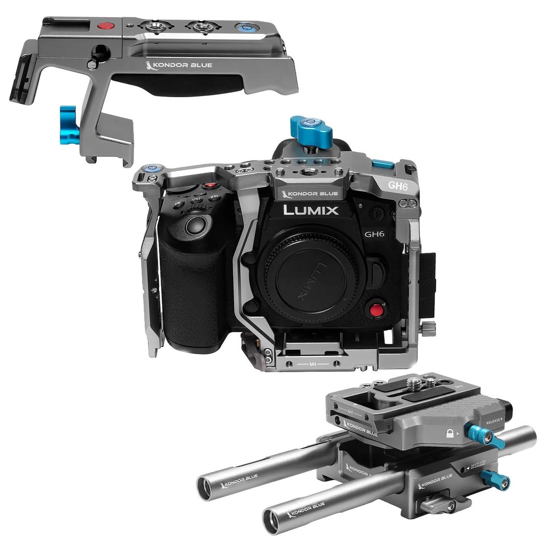 Kondor Blue Panasonic LUMIX GH6 Base Rig MKII - Space Grey