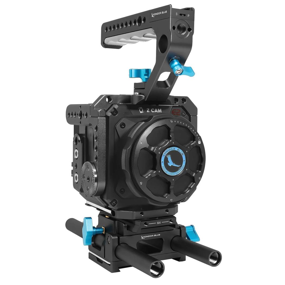 Kondor Blue Z CAM E2 Flagship (M4/S6/F6/F8) Base Rig MKII - Raven Black