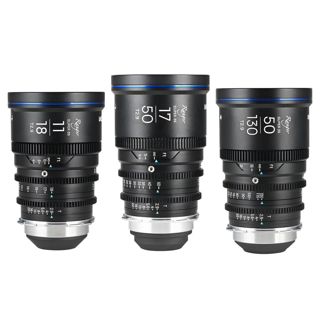 Laowa Ranger S35 (11-18mm 17-50mm 50-130mm) Cine Lens - 3 Lens Bundle