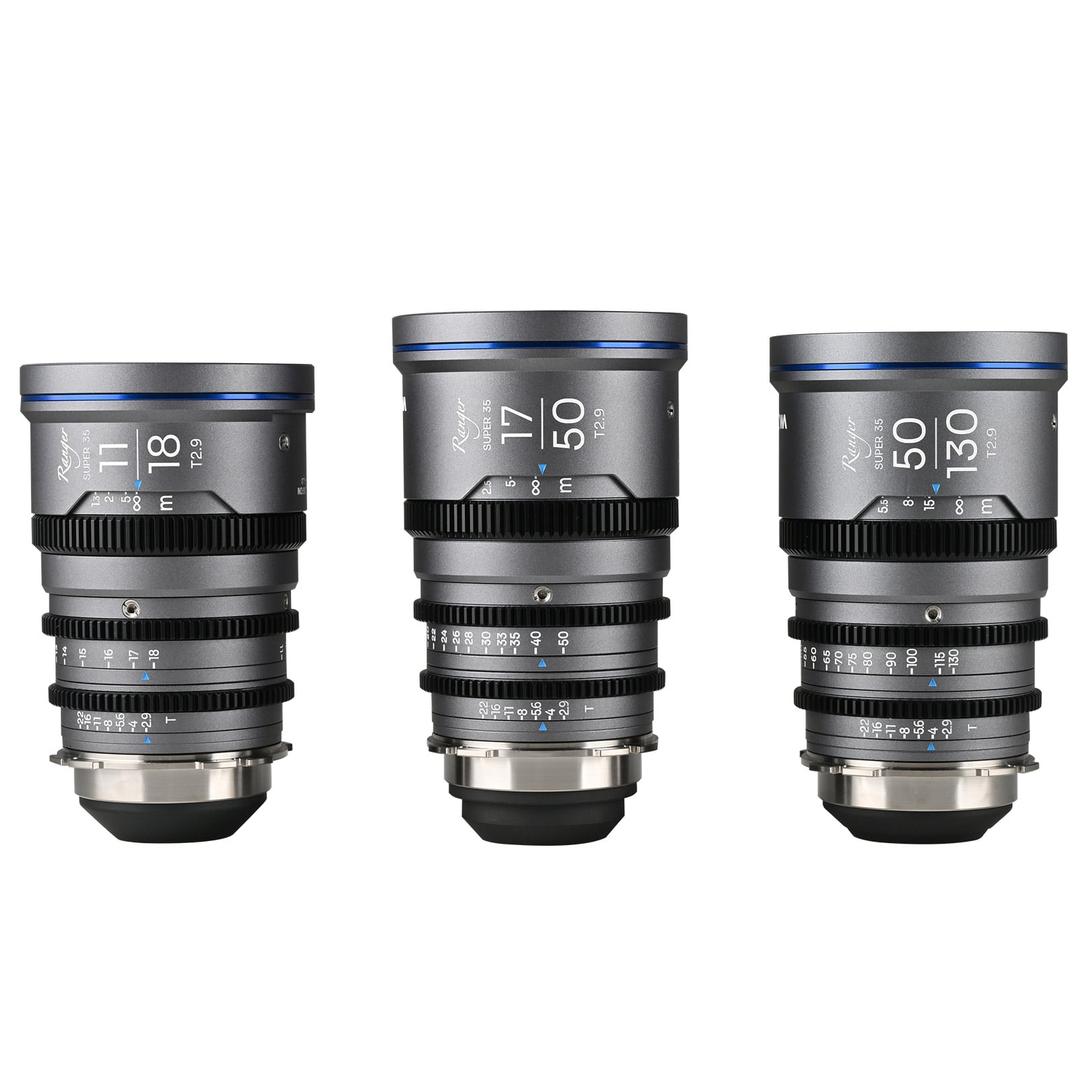 Laowa Ranger S35 Lite (11-18mm 17-50mm 50-130mm) Cine Lens - 3 Lens Bundle