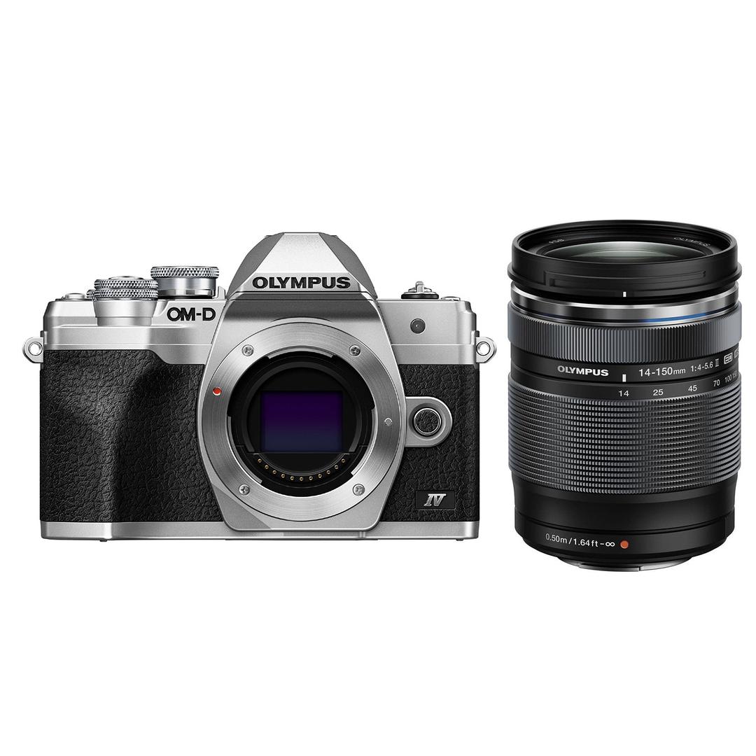 Olympus OM-D E-M10 Mark IV Digital Camera with 14-150mm Lens - Silver