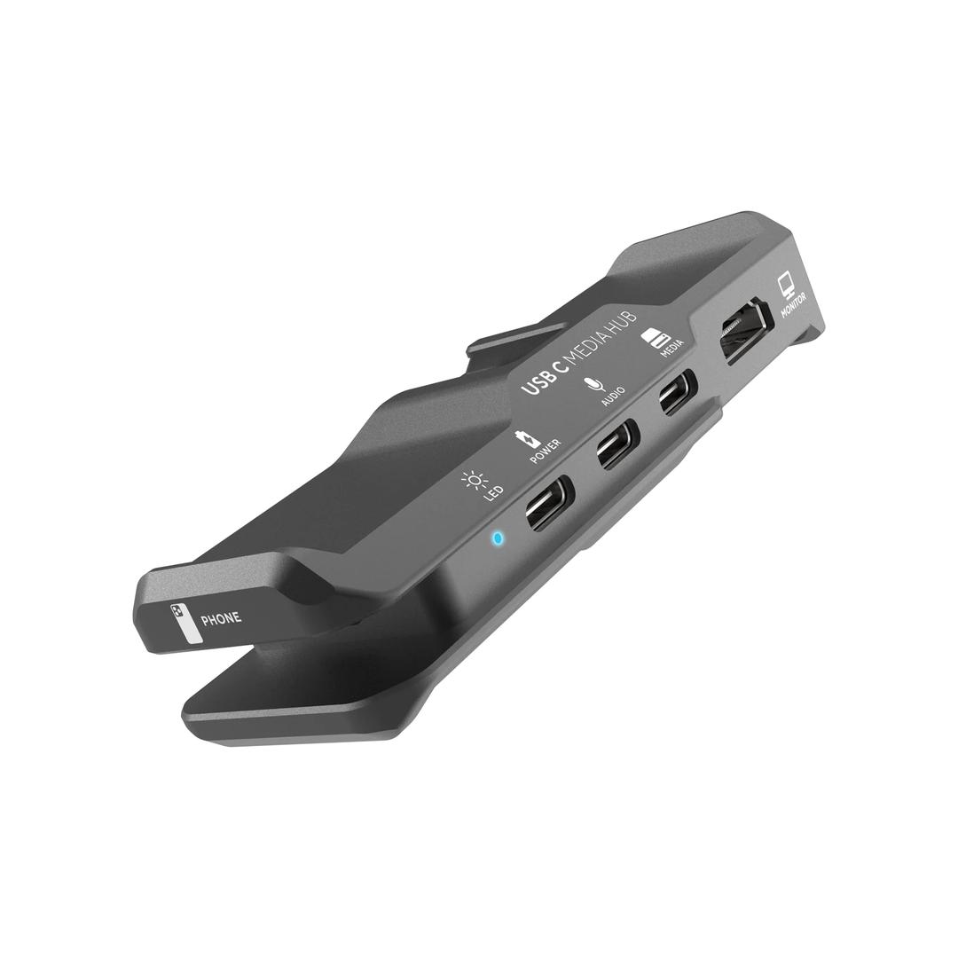 Kondor Blue USB-C Media Hub for iPhone 15 - Space Grey