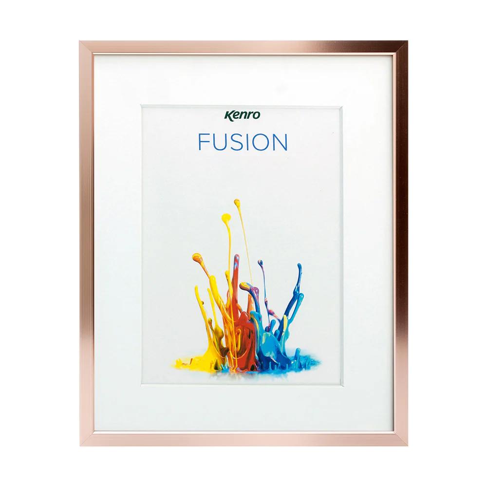 Kenro Fusion Classic 8x10'' Photo Frame with Mat for 8x6'' Photo - Rose Gold