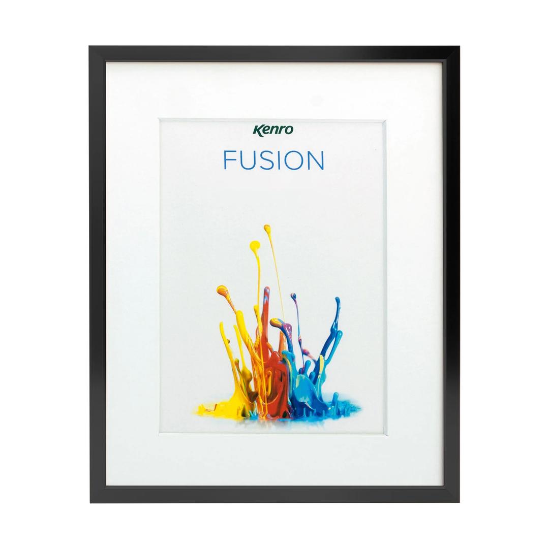 Kenro Fusion Classic 12x16'' Photo Frame with Mat for 10x12'' Photo - Black