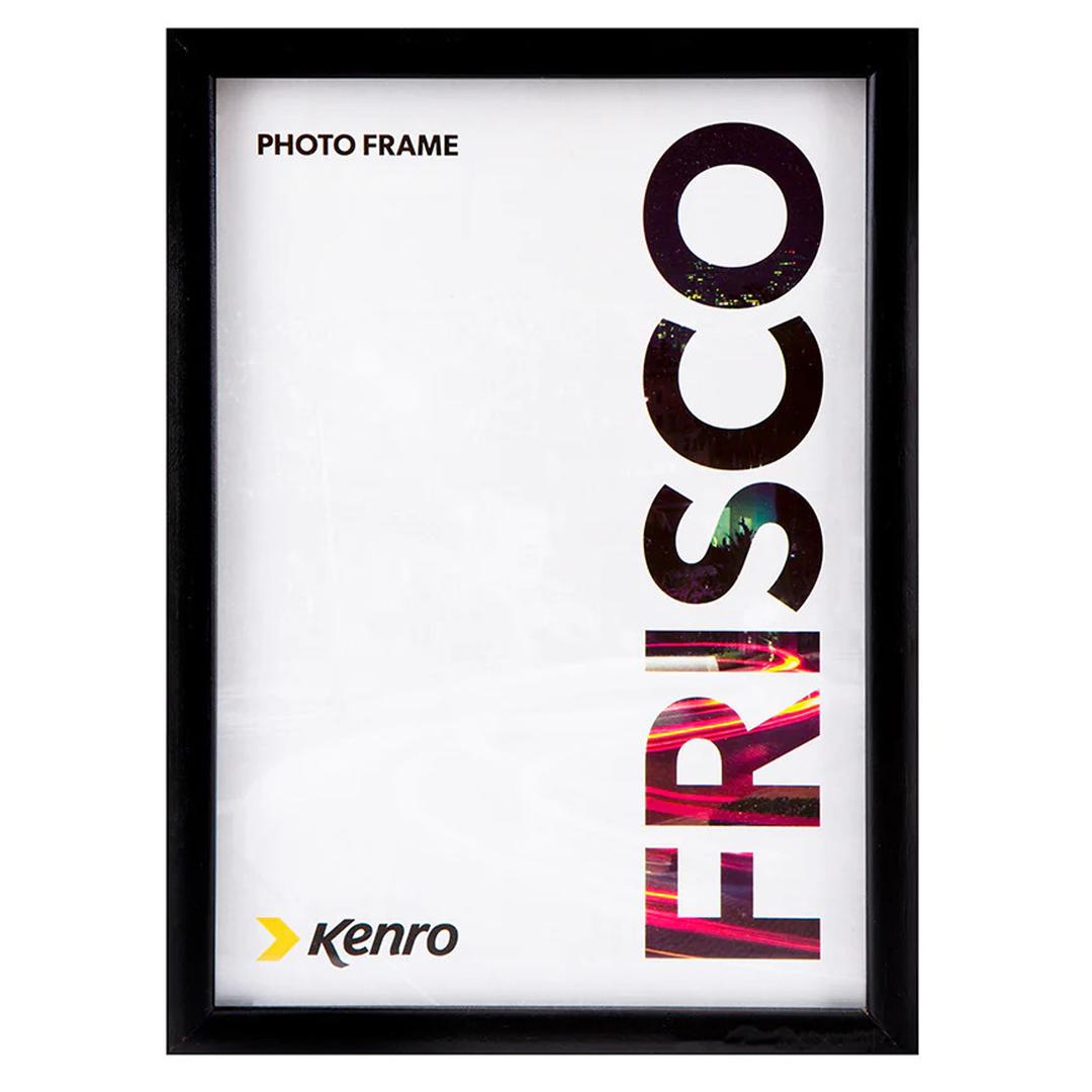 Kenro Frisco Wood 6x4'' Photo Frame - Black