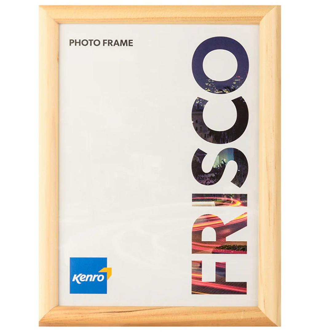 Kenro Frisco Wood 8x6'' Photo Frame - Natural