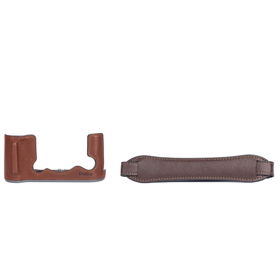 SmallRig Leather Half Case Kit for Fujifilm X-T50 (Brown) 4710