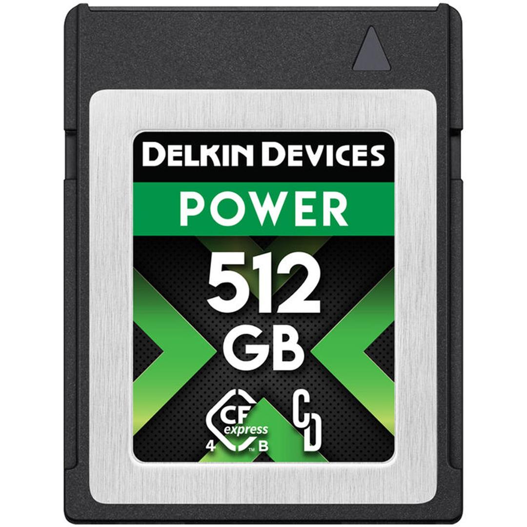 Delkin POWER 512GB (3650MB/s) CFexpress Type B 4.0 Memory Card