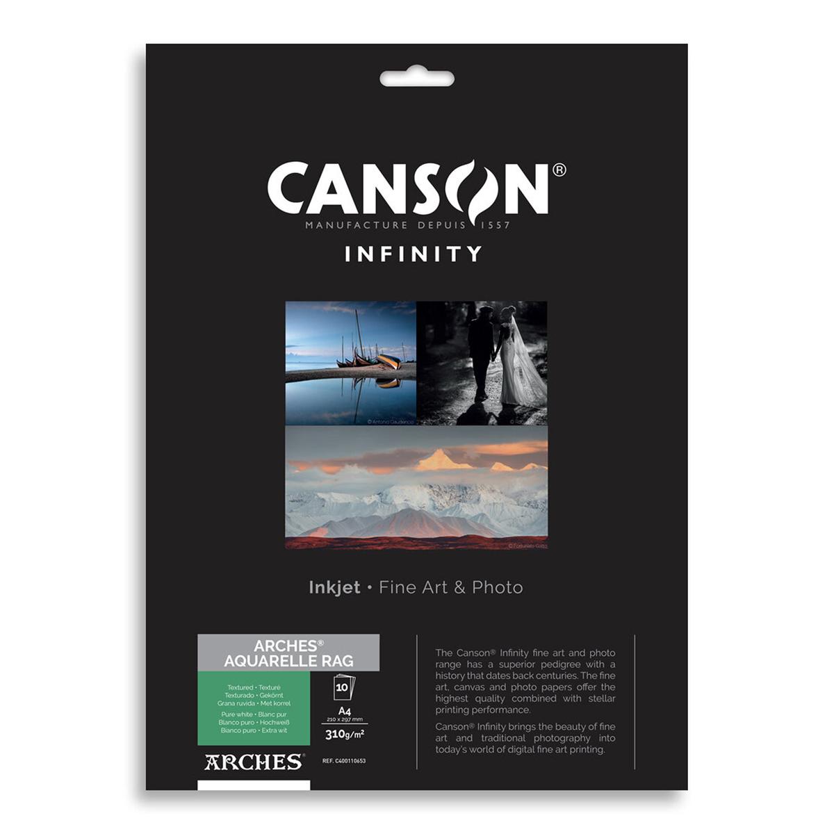 Canson Arches Aquarelle A4 310g - 10 Sheets