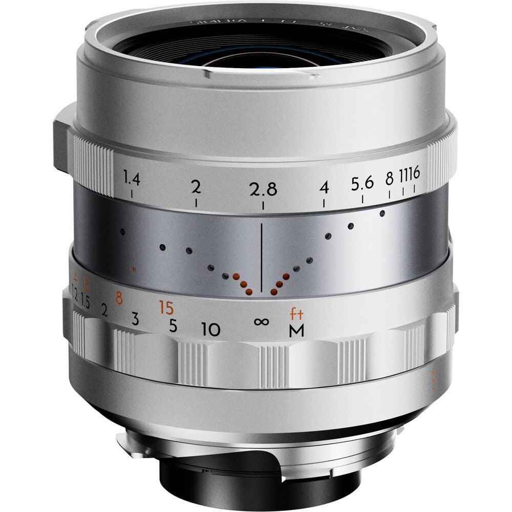 Thypoch Full-frame Photography Lens Simera 28mm f1.4 for Leica M Mount (Focus tab) Type II Silver