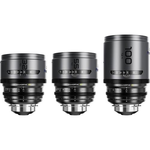 DZOFILM Pavo 32/55/100mm Lens Set B for PL + EF mount - Feet (Blue Coating)