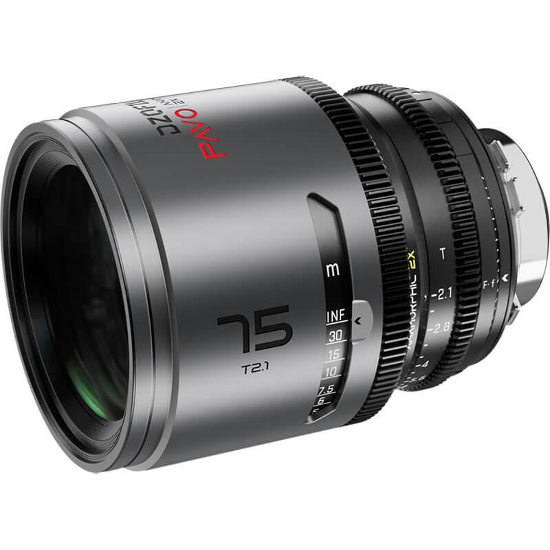 DZOFILM Pavo 75mm T2.1 Lens for PL + EF mount - Metre (Neutral Coating)