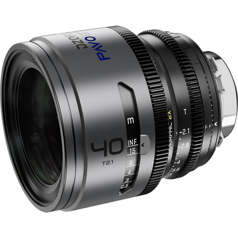 DZOFILM Pavo 40mm T2.1 Lens for PL + EF mount - Metre (Blue Coating)