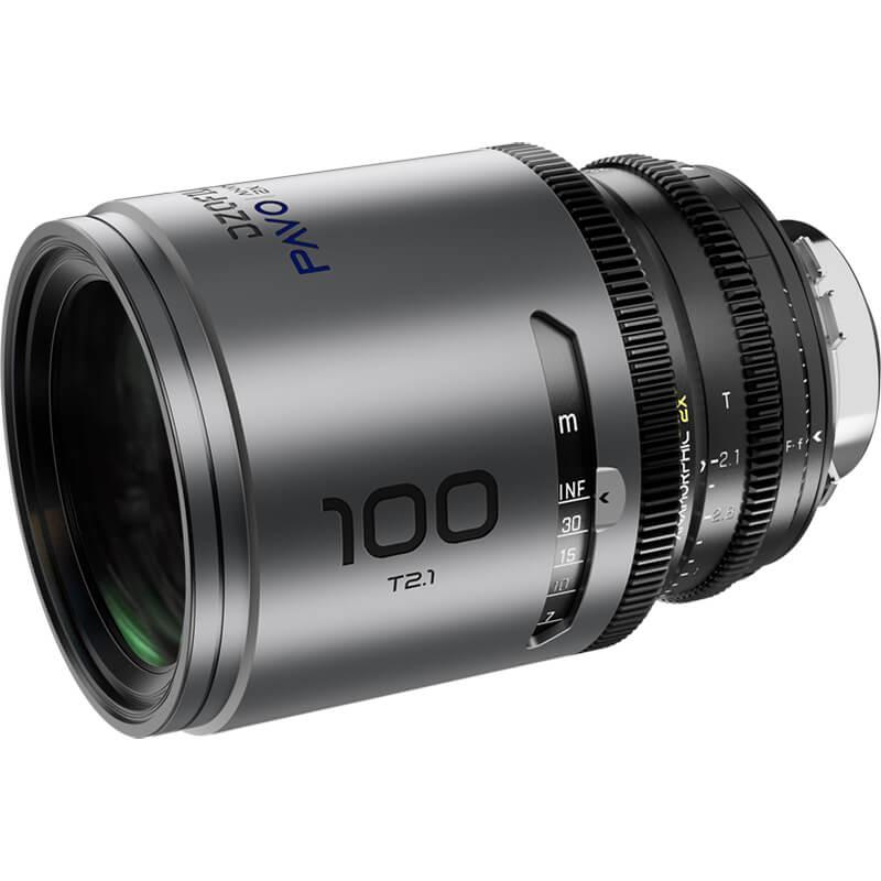 DZOFILM Pavo 100mm T2.1 Lens for PL + EF mount - Metre (Blue Coating)