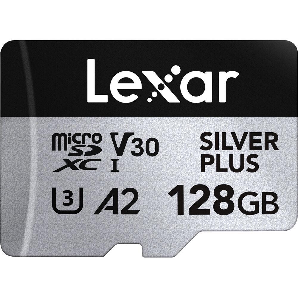 Lexar Silver Plus 128GB UHS-I V30 (205MB/s) microSDXC
